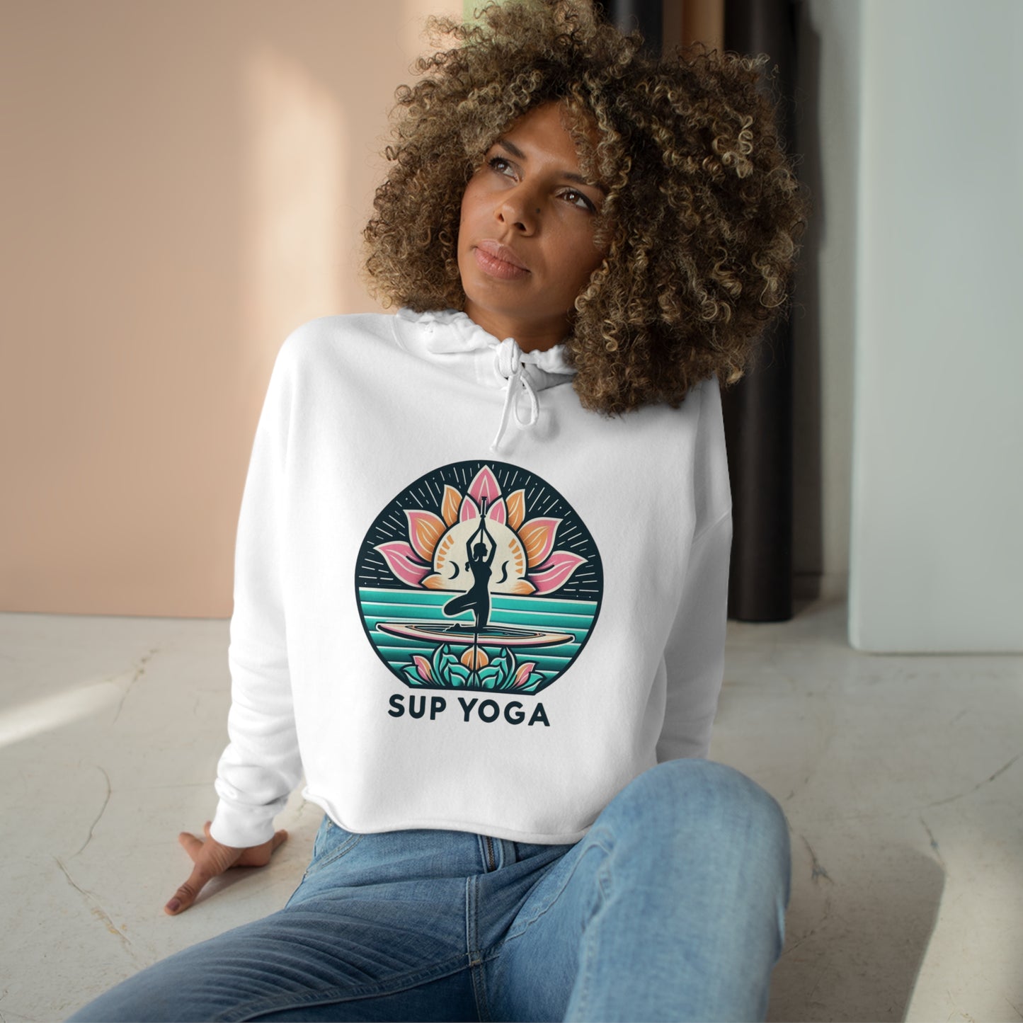 SUP YOGA Crop Hoodie