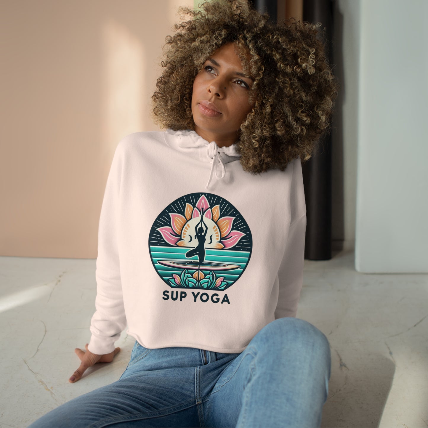 SUP YOGA Crop Hoodie