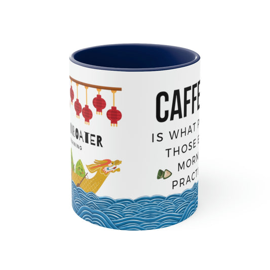 Dragon boater in Training Accent Coffee Mug, 11oz