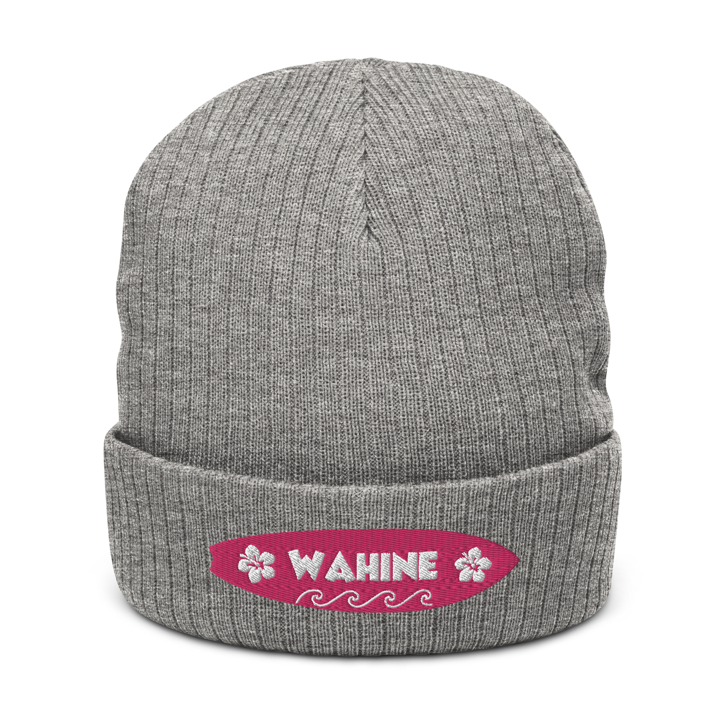 Wahine Ribbed knit beanie